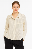 Stripped Croped Chemise