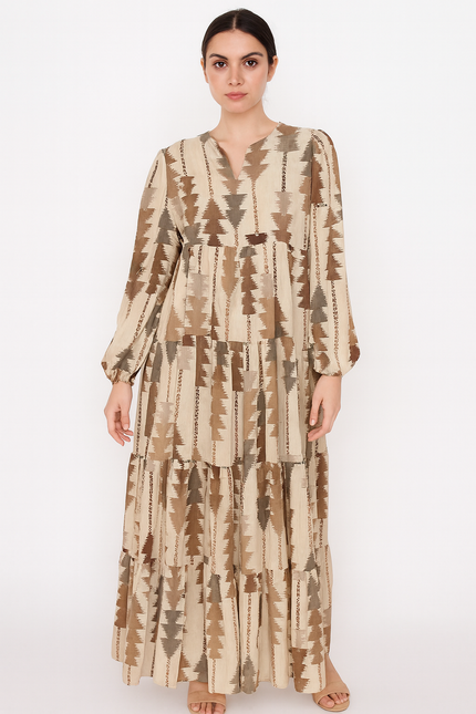Florie Printed Dress