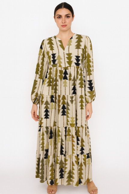 Florie Printed Dress