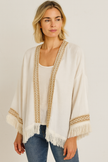 Tassels  Linen Cardijan