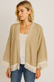 Tassels  Linen Cardijan