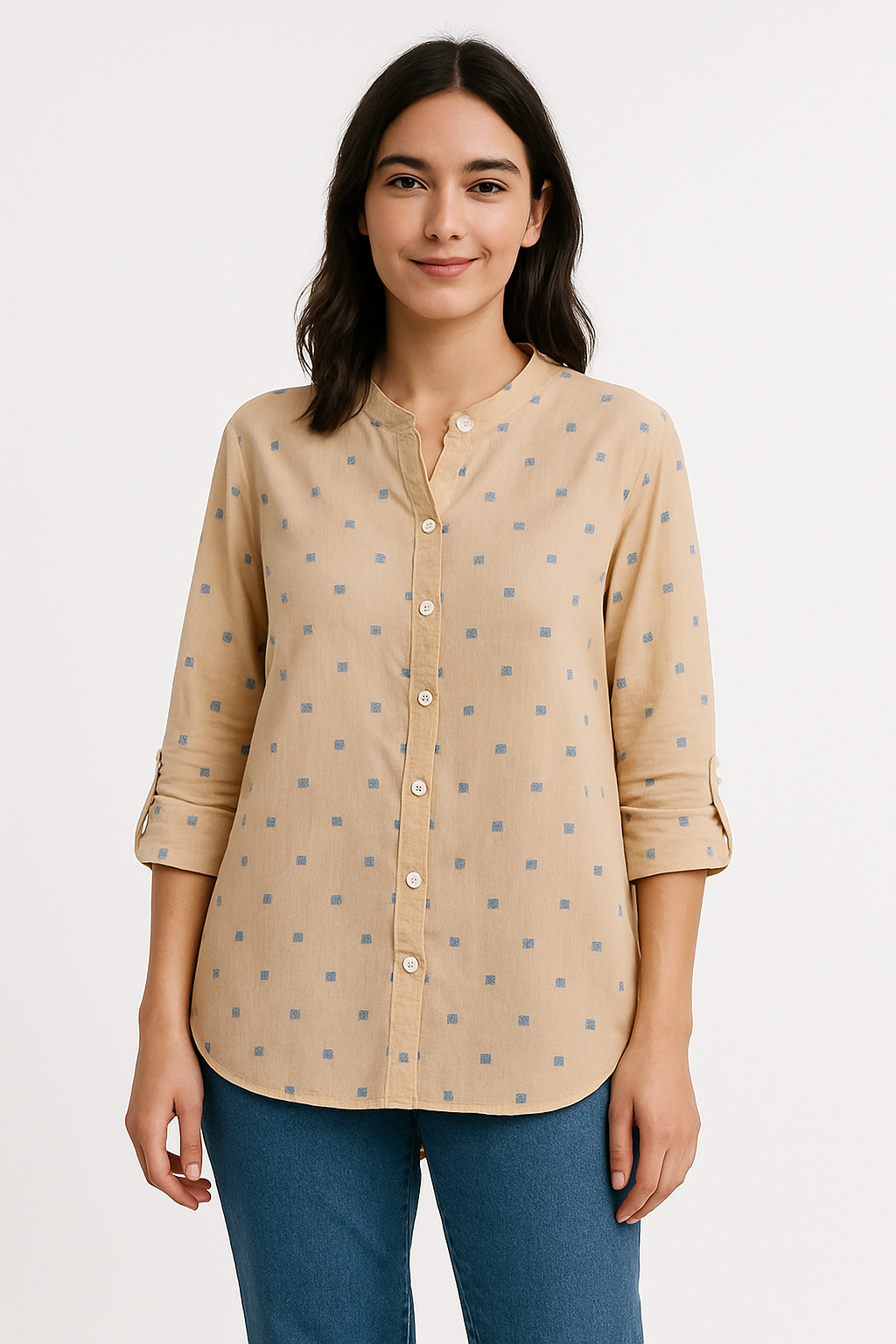 Half Collar Blouse