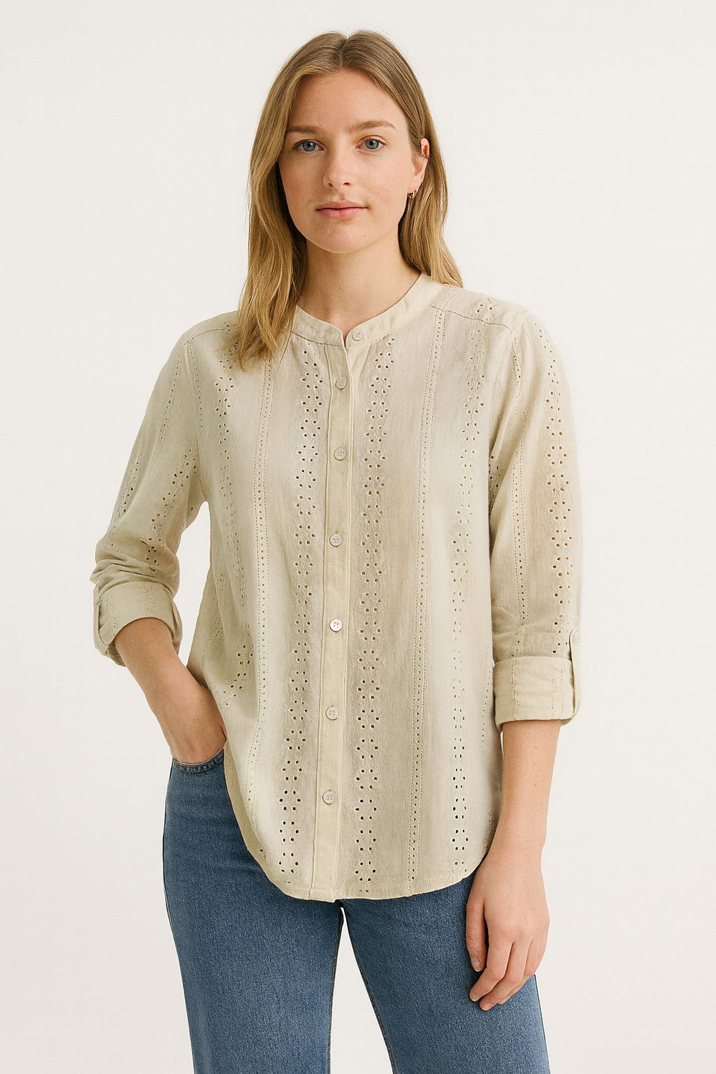 Half Collar Blouse