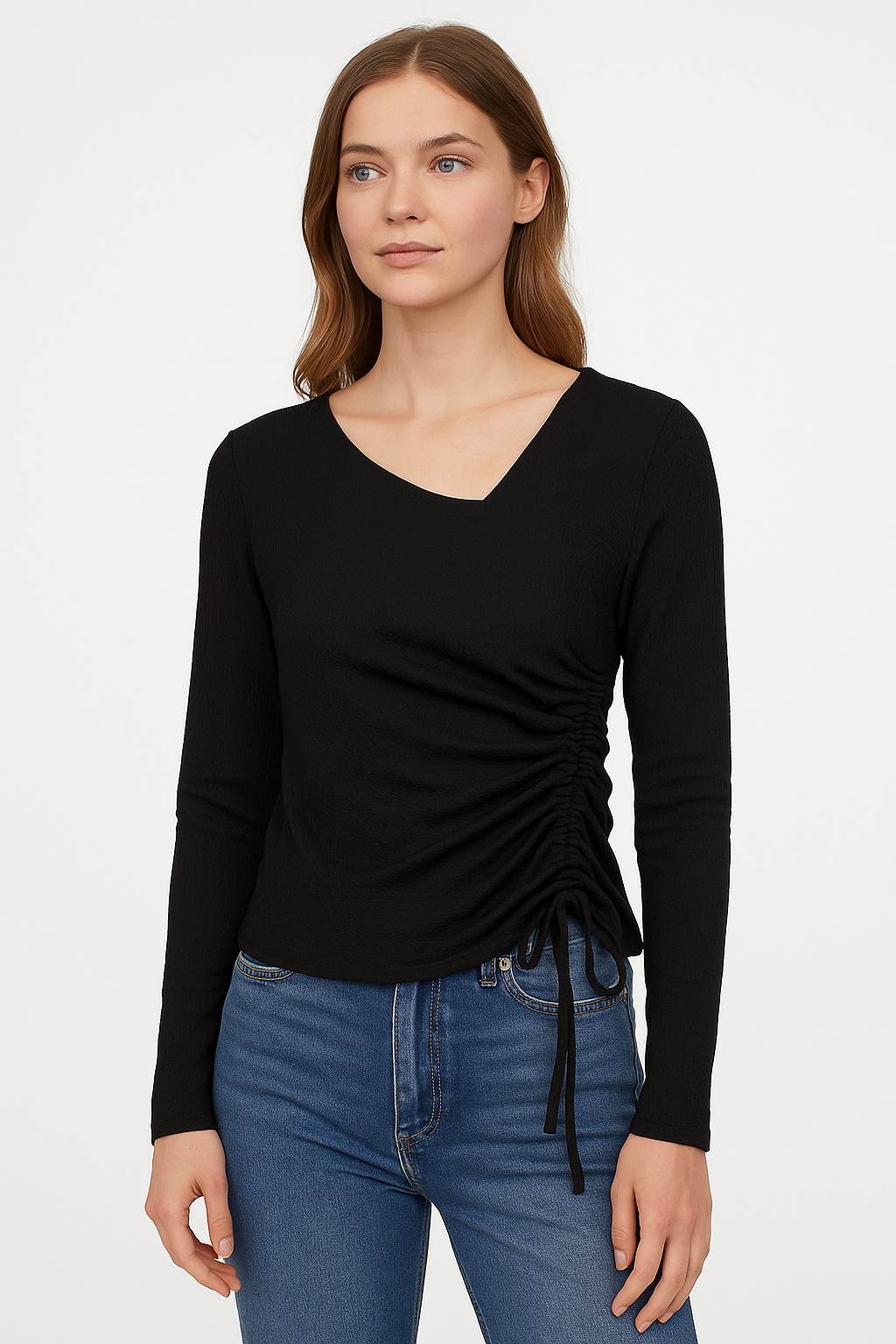 Ropped Round shirt