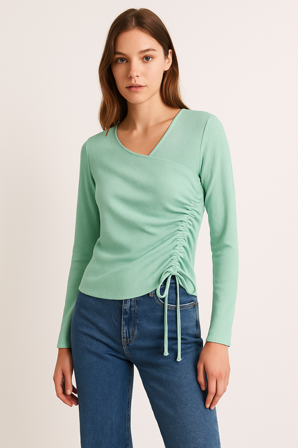 Ropped Round shirt