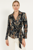 Floral Wrapped Blouse