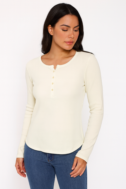 Long Sleeves Buttons Basic