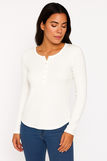 Long Sleeves Buttons Basic