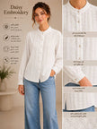 Chemise half collar rokam