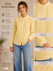 Chemise half collar rokam