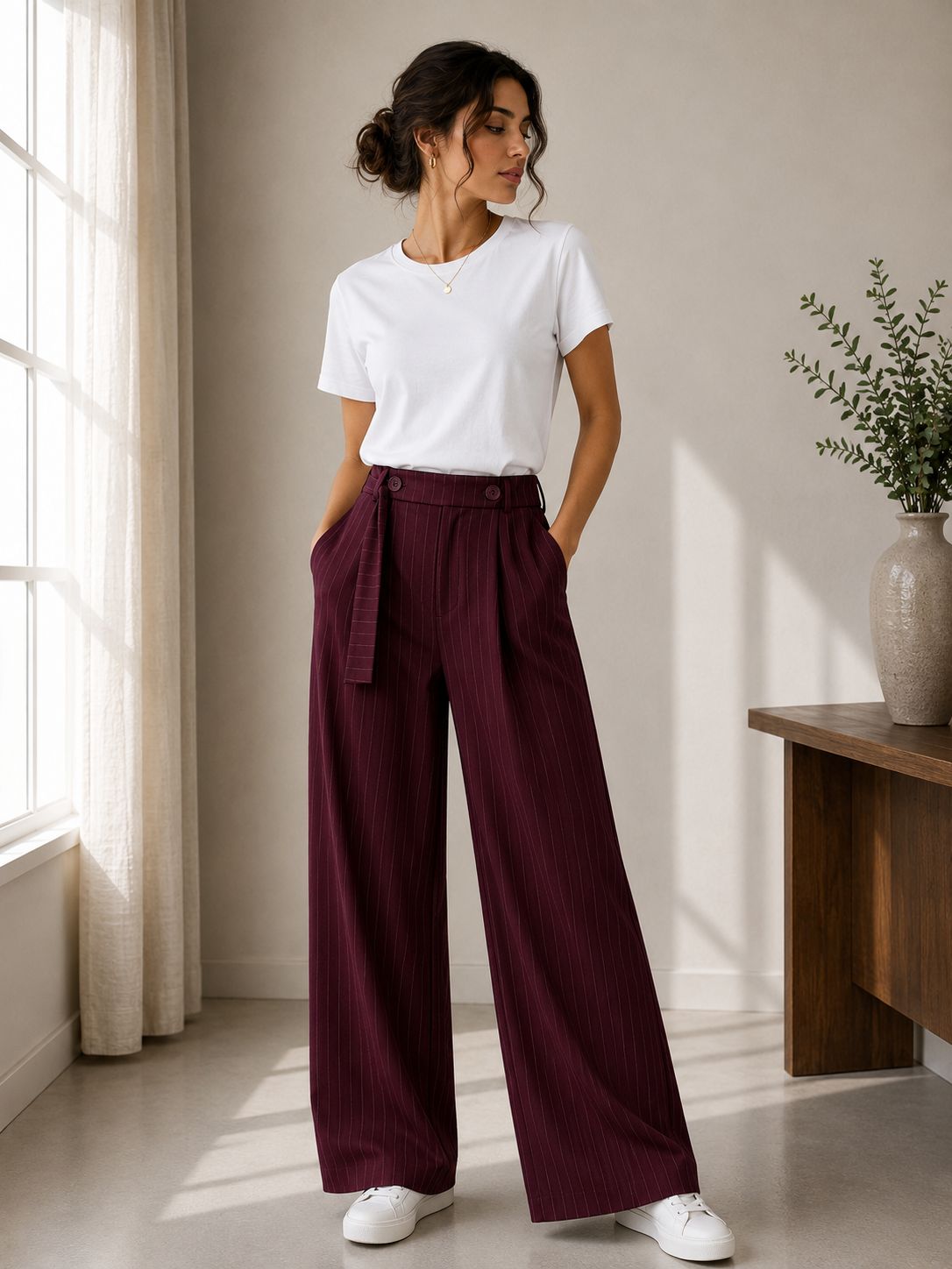pant stripe belt