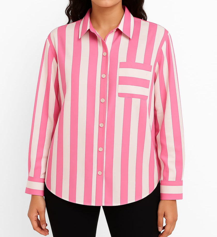 1 Pocket stripe Chemise