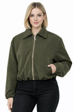 Jacket Crop Zipper
