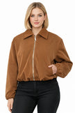 Jacket Crop Zipper