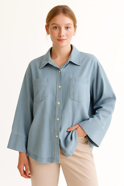 2 Pocket Embroidery Chemise