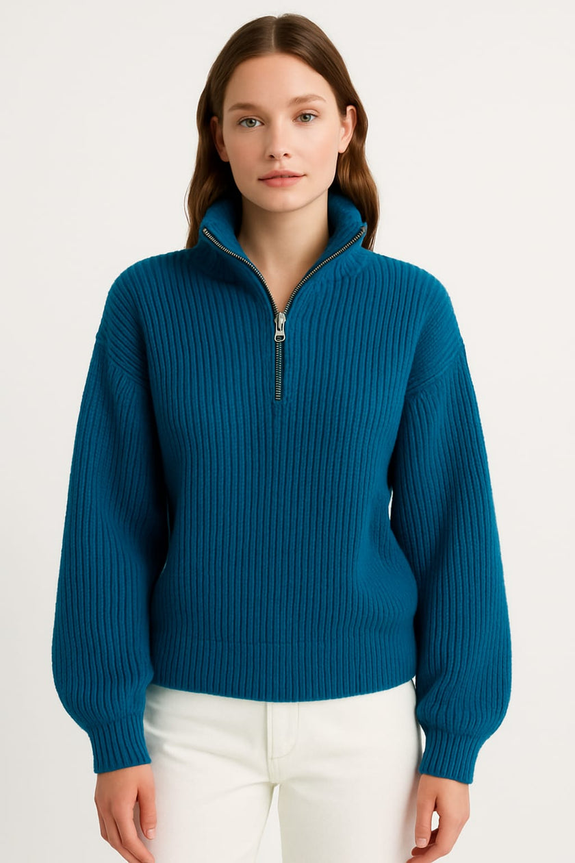 Pullover Zipper Gold