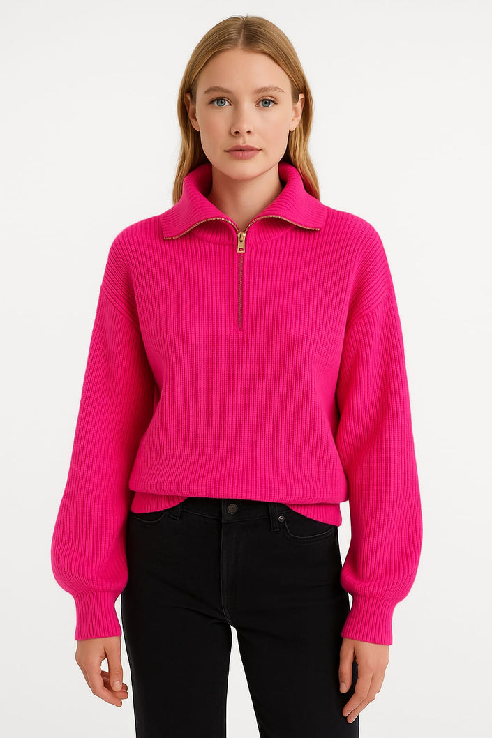 Pullover Zipper Gold