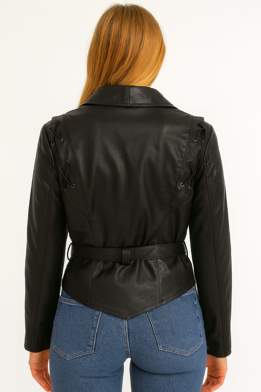 72\25 Jacket Leather 1 Botton