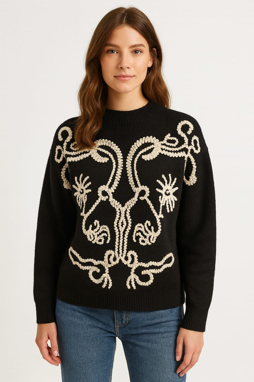 Pullover Knitwear Print