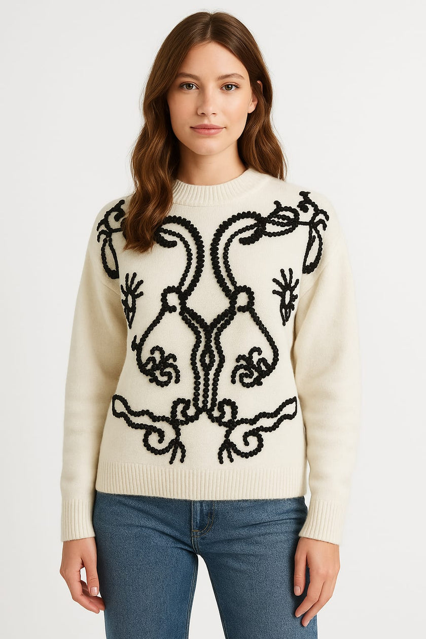 Pullover Knitwear Print