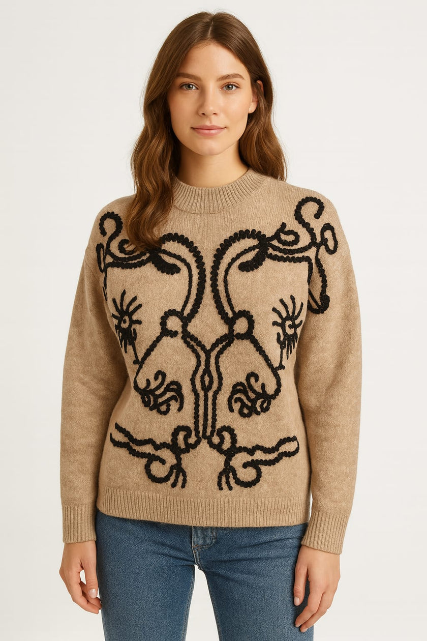 Pullover Knitwear Print