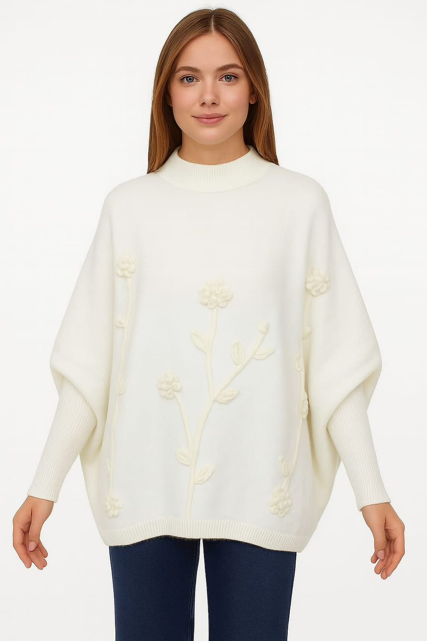Pullover Lady Knitwear 3 flower