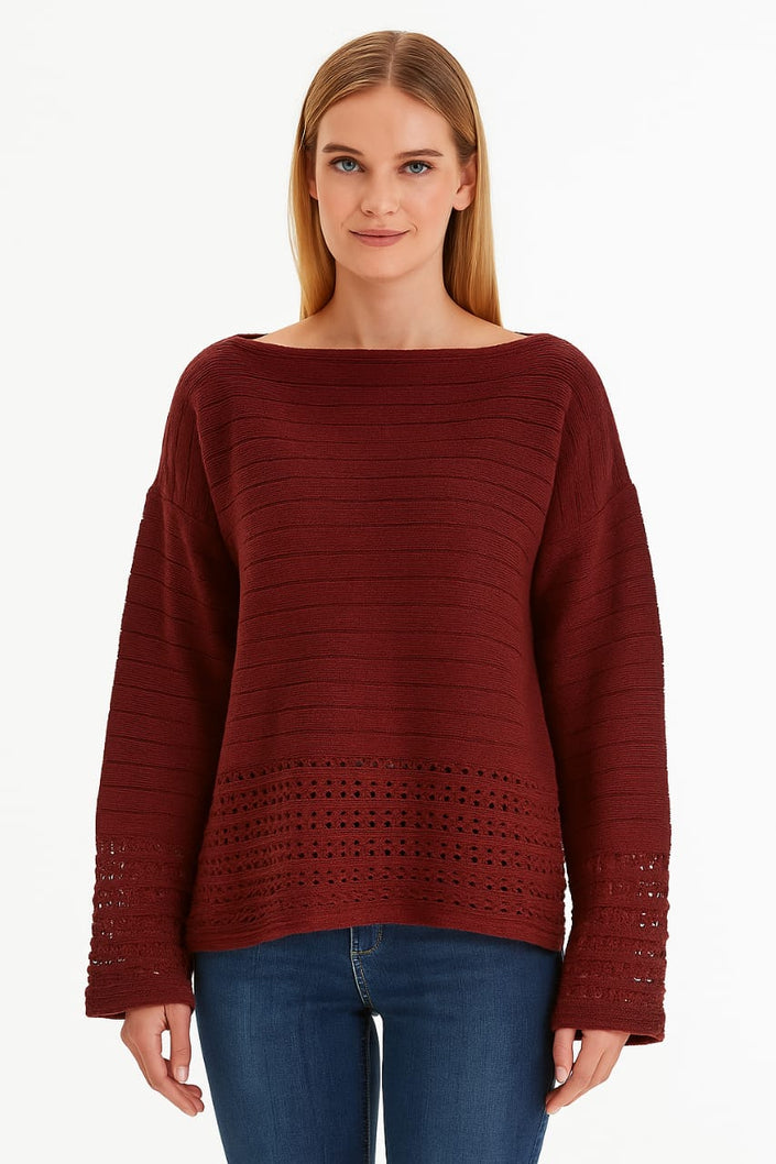 W26-19  Sleeve Agor Pullover