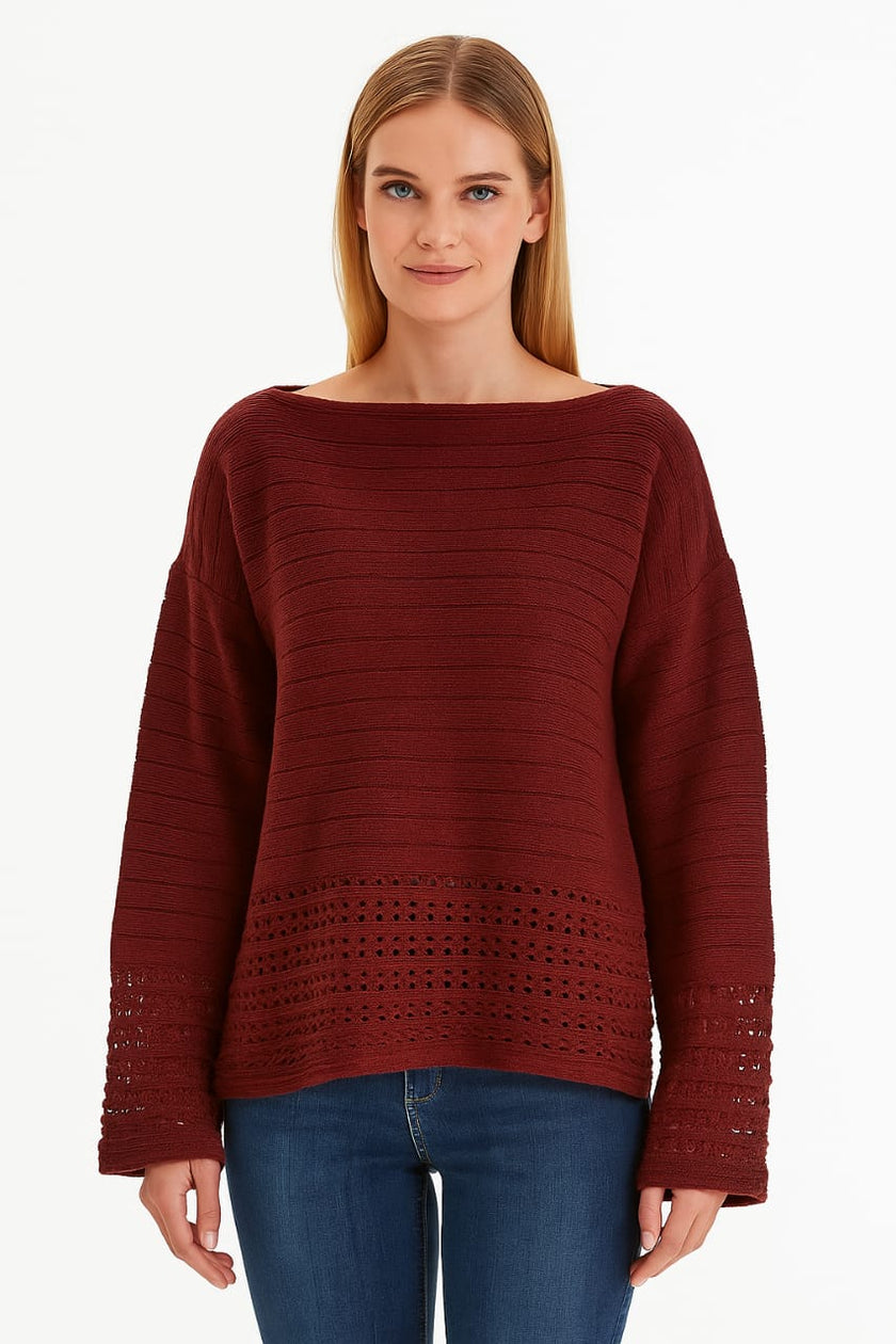 W26-19  Sleeve Agor Pullover