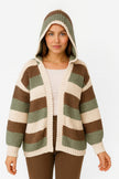 W26-20 Striped Cardigan