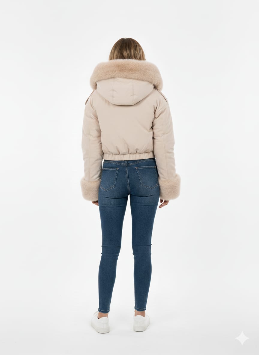 1007 Jacket Jaberdine Fur Koll