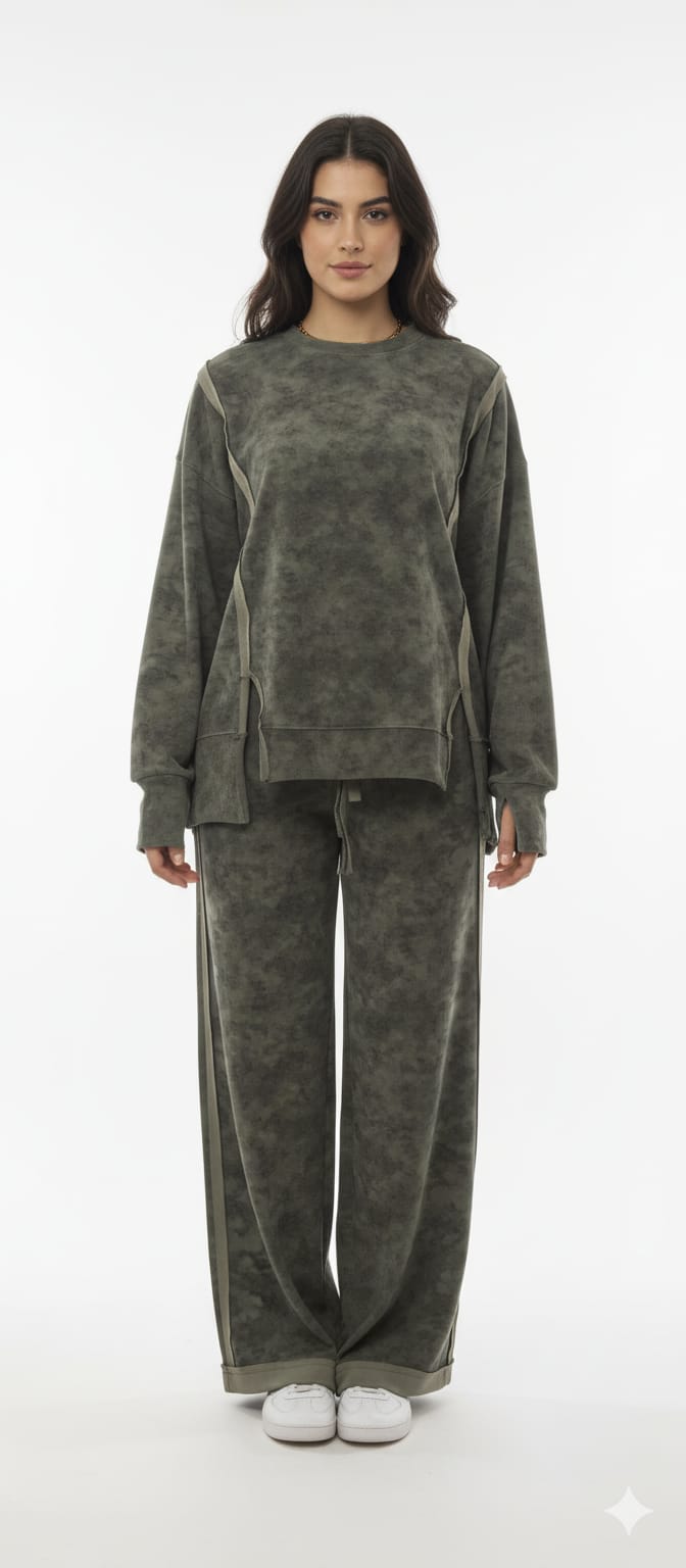 Sweat Shirt +Pant Tie Die