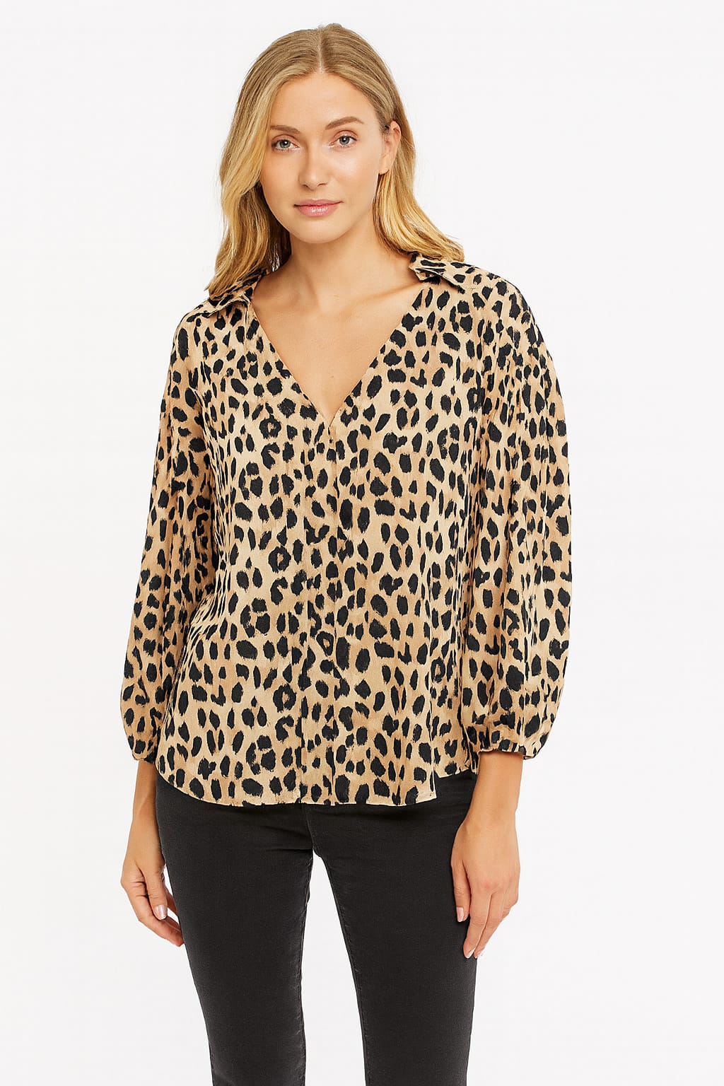 Collar long sleeves Blouse